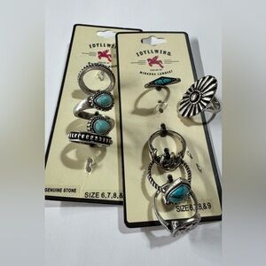 Idyllwind Silver and Turquoise Ring Collection